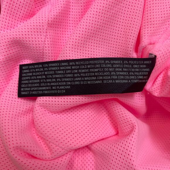 All In Motion Women's Light Support Asymmetrical Cropped Sports Bra Pink Size XL - Picture 8 of 8